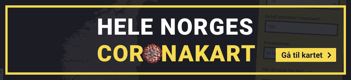 Hele Norges coronakart