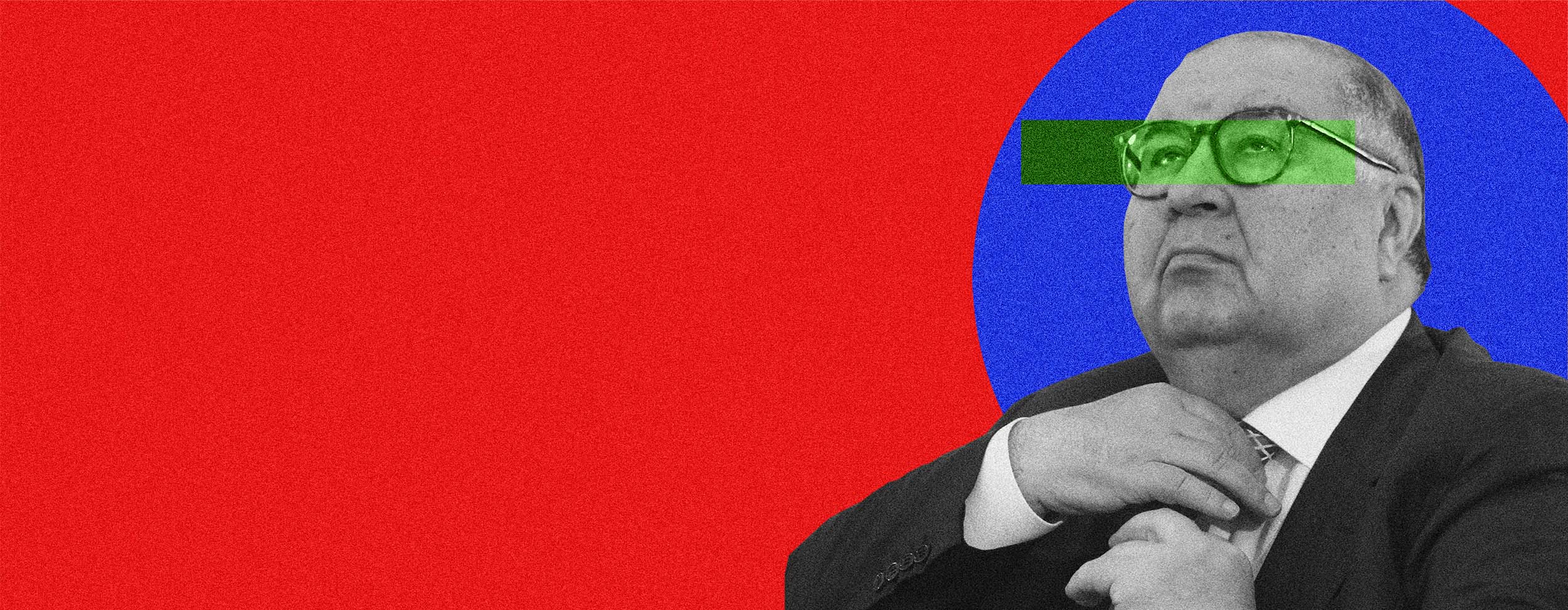 Portrait of oligarch Usmanov